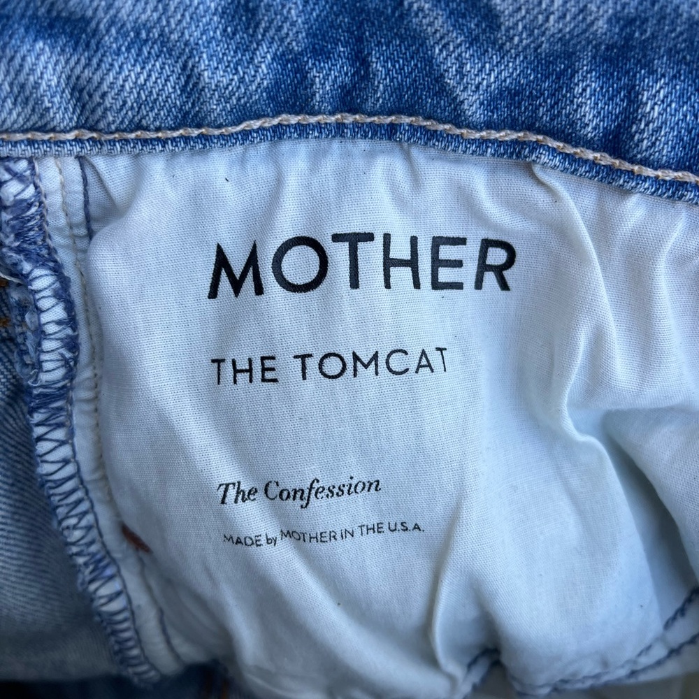 Mother Superior The Tomcat The Confession Made in USA Blue Jean Denim Distressed - Picture 8 of 9